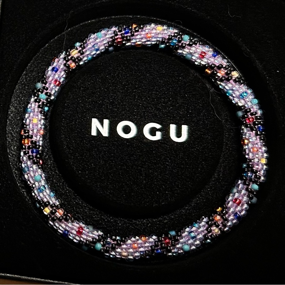 💜🖤💙 Lotus Sky Beaded Himalayan Bracelet 💜🖤💙